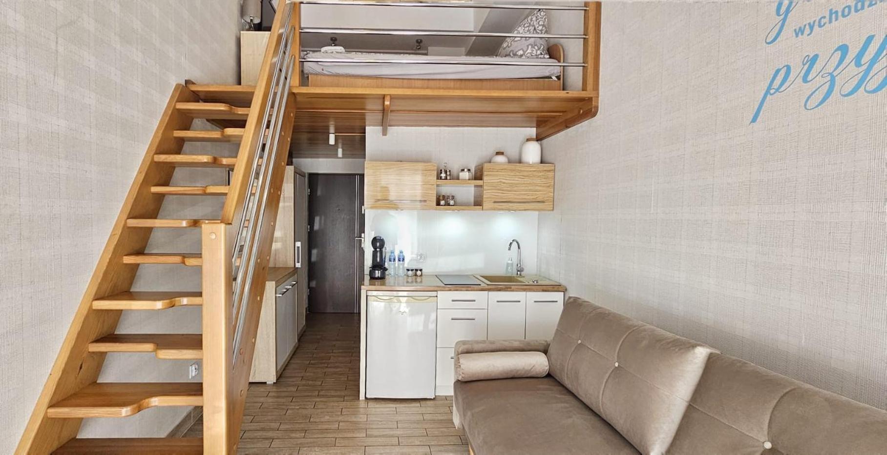 Holiday Home Slavia New S8 Miedzyzdroje Z Antresola I Balkonem Przy Plazy Buitenkant foto